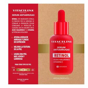 Serum Facial Antiarrugas Retinol 30mL