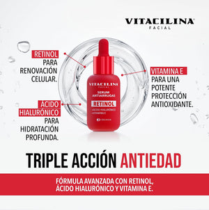 Serum Facial Antiarrugas Retinol 30mL