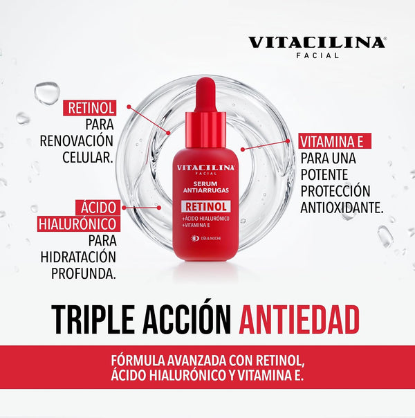 Serum Facial Antiarrugas Retinol 30mL