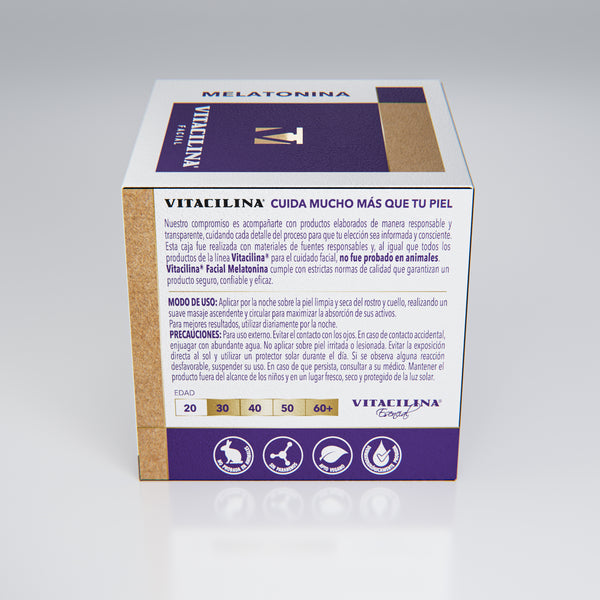 Crema Facial Melatonina 100g