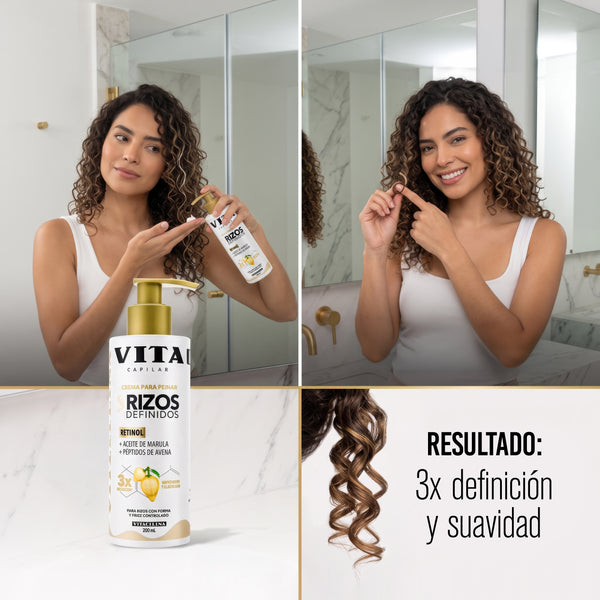 Crema para peinar rizos 200mL